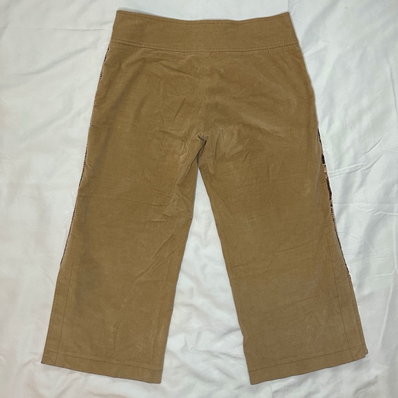 Bebe Brown Corduroy Cropped Pants - Picture 4 of 4